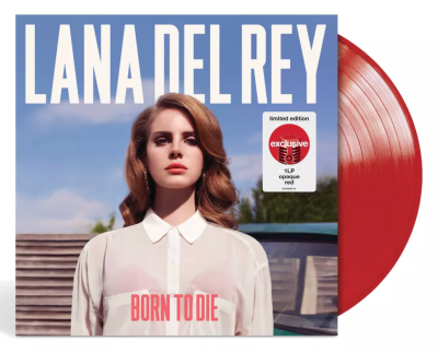 LANA DEL REY - BORN TO DIE LP (TARGET EXCLUSIVE - RED VINYL)