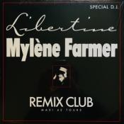 MYLENE FARMER - LIBERTINE MAXI 45 TOURS 12" (VINYLE ROSE)