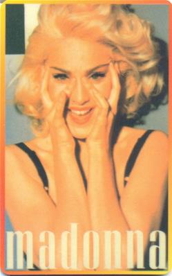 MADONNA / CARTE TELEPHONE / PHONE CARD USA N°16