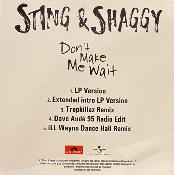 Sting & Shaggy - Don't Make Me Wait (Remix)