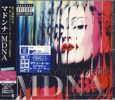 MADONNA / MDNA / CD ALBUM / JAPON