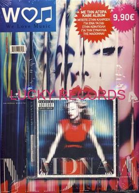 MADONNA - MDNA / CD ALBUM 12 TITRES + MAGAZINE / GRECE 