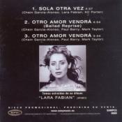 SOLA OTRA VEZ / LARA FABIAN /  CDS PROMO 3 MIXES  ESPAGNE / EPIC 2000