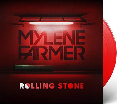 ROLLING STONE / MYLENE FARMER / MAXI VINYLE ROUGE / FRANCE 2018