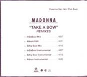 TAKE A BOW / CDS PROMO USA