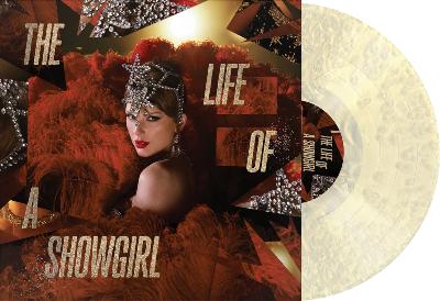TAYLOR SWIFT - THE LIFE OF A SHOWGIRL LP (PEARLESCENT CREAM WITH SPLATTER VINYL)