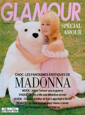 MADONNA / GLAMOUR / NOVEMBRE 1992 / FRANCE