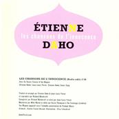 ETIENNE DAHO / LES CHANSONS DE L'INNOCENCE / CD SINGLE PROMO LUXE