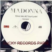 GIVE ME ALL YOUR LUVIN' / MADONNA / CDR SINGLE SAMPLER PROMO FRANCE