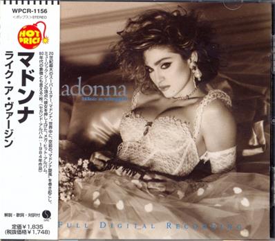 LIKE A VIRGIN / CD ALBUM JAPON 1995