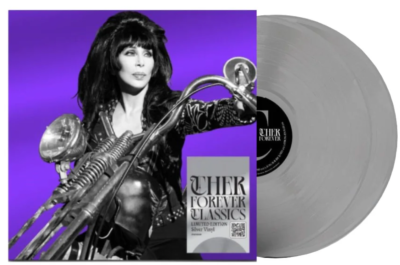 CHER - FOREVER 2LP (SILVER OPAQUE VINYL - POCHETTE PURPLE - USA)