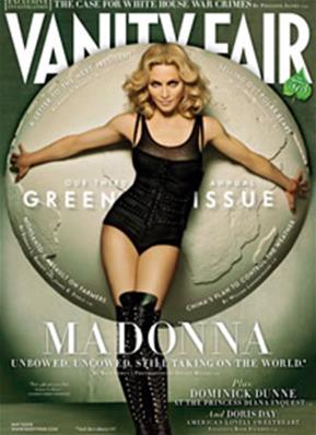 MADONNA / MAGAZINE VANITY FAIR / MAI 2008 / UK