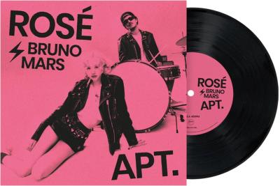 ROSE & BRUNO MARS - APT 7" 45 TOURS (BLACK VINYL)
